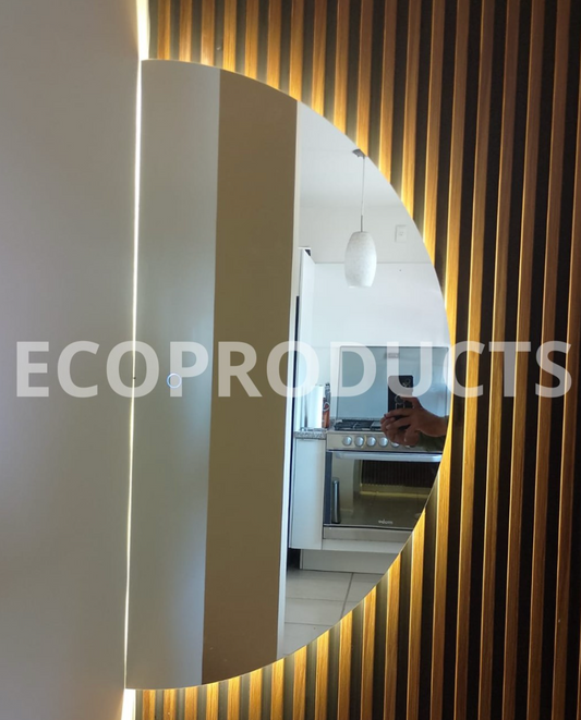 Espejo Led Modelo Media Luna